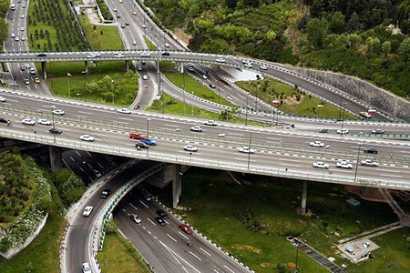 modern transportation in Iran