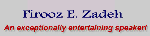 Speaker Author Firooz Zadeh
